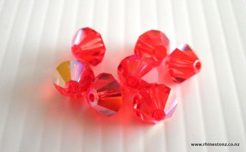 Swarovski Bicone Art 5301 Light Siam AB 4mm